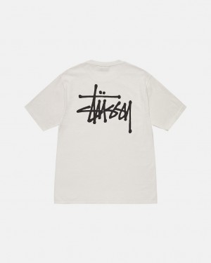 Férfi Stussy Basic Stussy Tee Póló Bézs Magyarország | ARK-6573