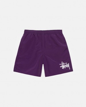 Férfi Stussy Big Basic Vizi Rövid Úszóruhák Fukszia Magyarország | JLA-0488