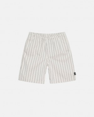 Férfi Stussy Brushed Beach Rövid Rövidnadrág Bézs Magyarország | OTF-0462