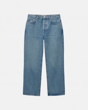 Férfi Stussy Classic Jean Denim Denim Kék Magyarország | WCK-0927