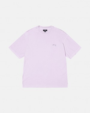 Férfi Stussy Pig. Dyed Inside Out Crew Felsők Lila Magyarország | HYA-9594