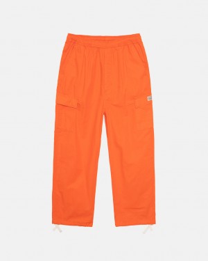 Férfi Stussy Ripstop Cargo Beach Pant Nadrág Narancssárga Magyarország | LXA-0804