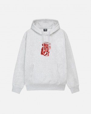 Férfi Stussy Soda Can Hoodie Kapucnis Pulóver Szürke Magyarország | BKZ-0225