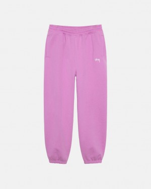 Férfi Stussy Stock Logo Sweatpant Melegítő Nadrág Lila Magyarország | NIX-1774