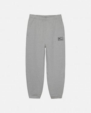 Férfi Stussy Fleece Pant Melegítő Nadrág Sötétszürke Magyarország | CAI-9657