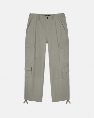 Férfi Stussy Surplus Cargo Ripstop Nadrág Olivazöld Magyarország | DBM-1599