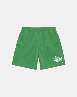 Férfi Stussy Vizi Rövid Big Basic Rövidnadrág Zöld Magyarország | RNP-3136