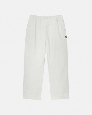 Női Stussy Beach Pant Brushed Pamut Nadrág Bézs Magyarország | BVU-1277