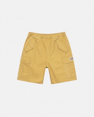 Női Stussy Ripstop Cargo Beach Rövid Rövidnadrág Sárga Magyarország | TCM-2963