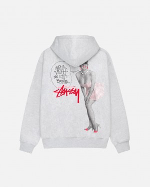 Női Stussy Skate Tough Hoodie Kapucnis Pulóver Szürke Magyarország | UAB-0075