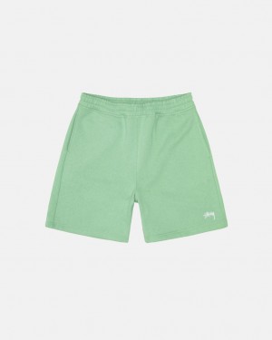 Női Stussy Stock Logo Sweatshort Sportnadrág Zöld Magyarország | QNJ-3787