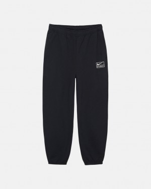 Női Stussy Stone Wash Fleece Pant Melegítő Nadrág Fekete Magyarország | LPG-3003