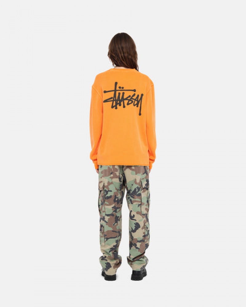 Férfi Stussy Basic Stock Ls Thermal Felsők Narancssárga Magyarország | HPH-8054