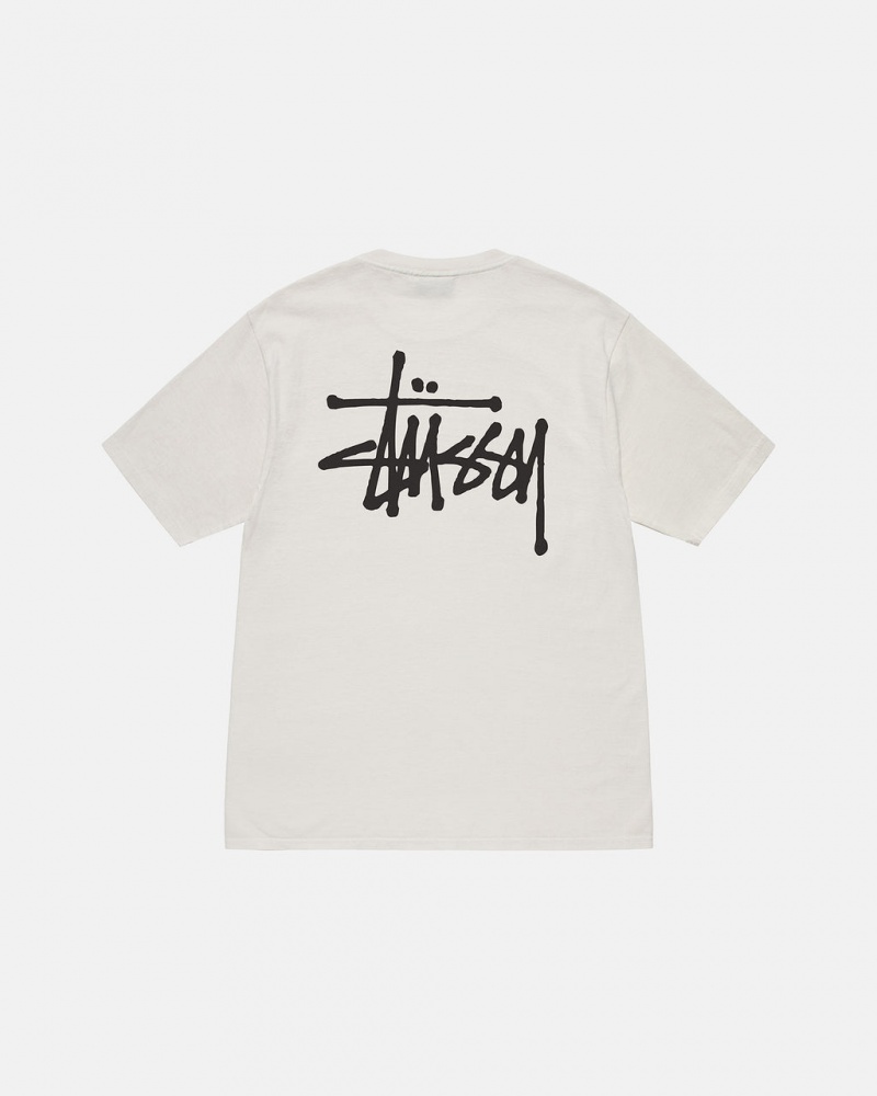 Férfi Stussy Basic Stussy Tee Póló Bézs Magyarország | ARK-6573