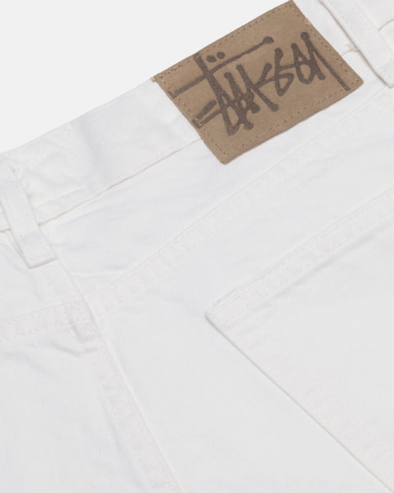 Férfi Stussy Big Ol' Jean Overdyed Denim Bézs Magyarország | DMC-8900