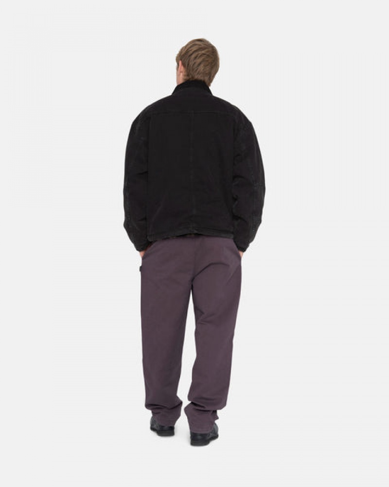 Férfi Stussy Brushed Beach Pant Nadrág Bordó Magyarország | KEO-1364