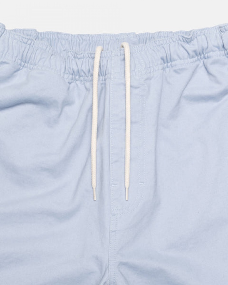 Férfi Stussy Brushed Beach Pant Nadrág Kék Magyarország | TIX-5769