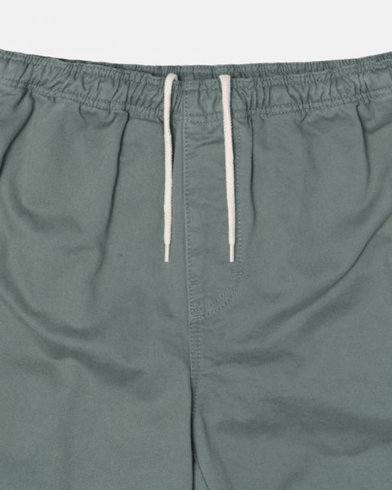 Férfi Stussy Brushed Beach Pant Nadrág Zöld Magyarország | LRQ-4832