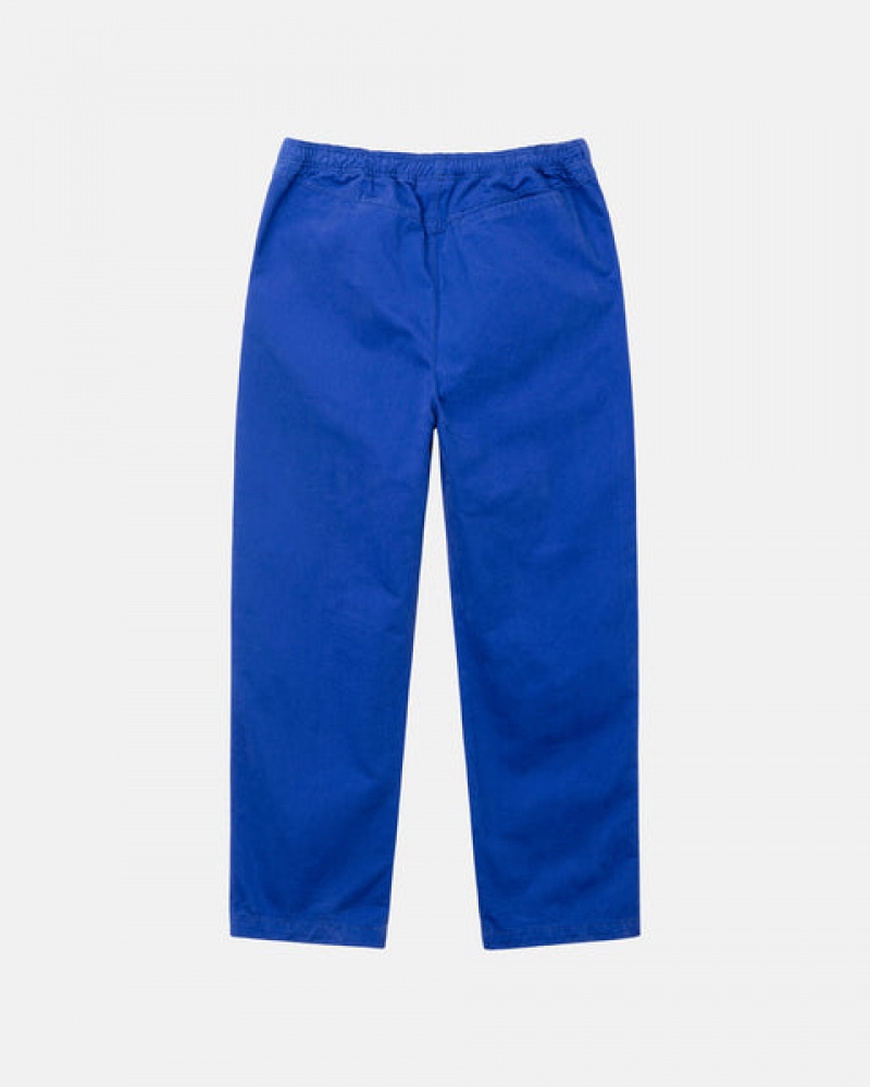 Férfi Stussy Brushed Beach Pant Úszóruhák Kék Magyarország | YOW-7690