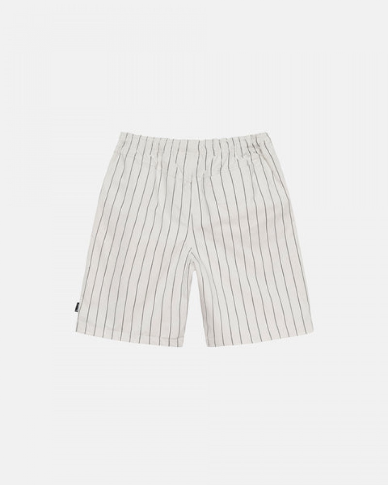 Férfi Stussy Brushed Beach Rövid Rövidnadrág Bézs Magyarország | OTF-0462