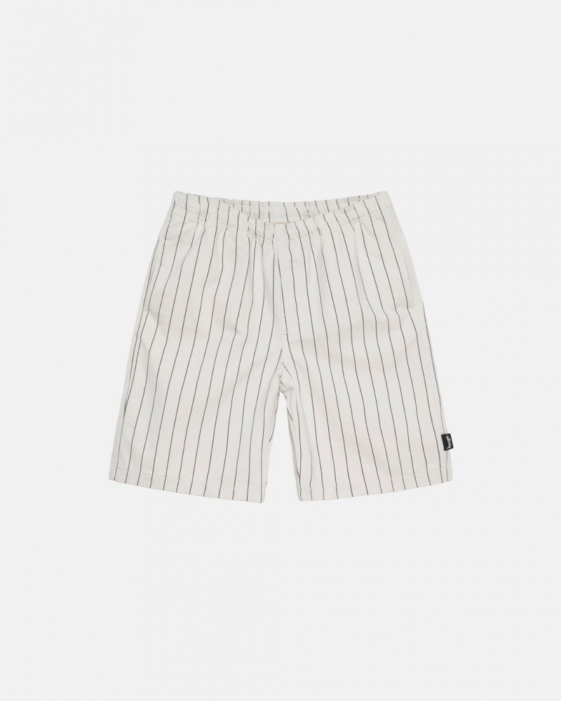 Férfi Stussy Brushed Beach Rövid Rövidnadrág Bézs Magyarország | OTF-0462