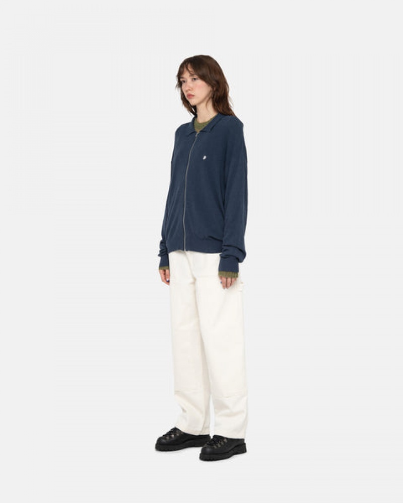 Férfi Stussy Munka Pant Vászon Nadrág Bézs Magyarország | HXI-4625