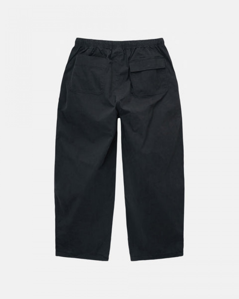 Férfi Stussy Nyco Over Trousers Nadrág Fekete Magyarország | LIF-3326