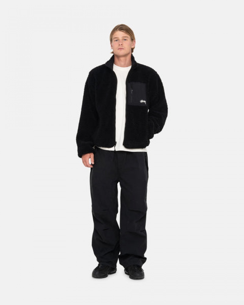 Férfi Stussy Nyco Over Trousers Nadrág Fekete Magyarország | LIF-3326