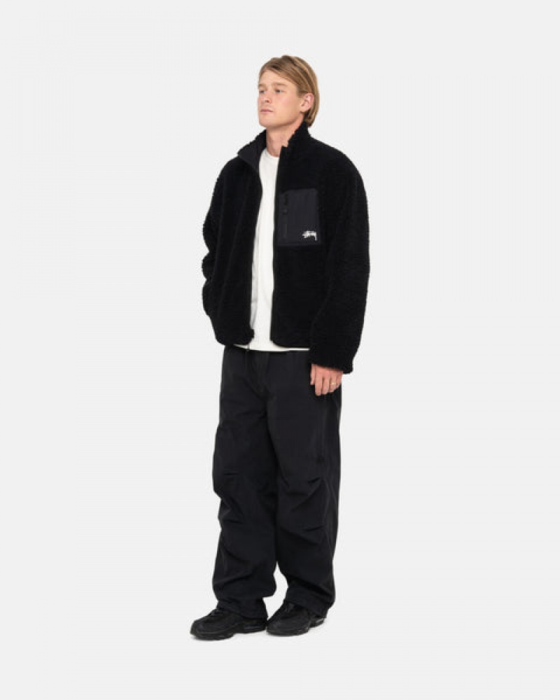 Férfi Stussy Nyco Over Trousers Nadrág Fekete Magyarország | LIF-3326