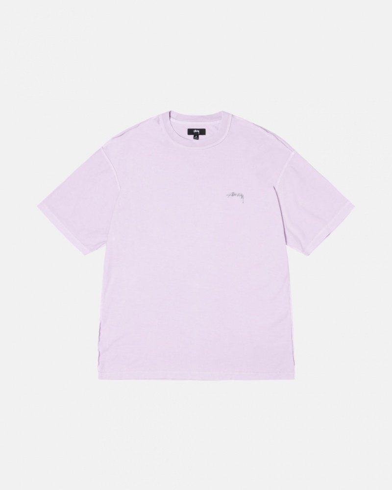 Férfi Stussy Pig. Dyed Inside Out Crew Póló Lila Magyarország | LLM-0361