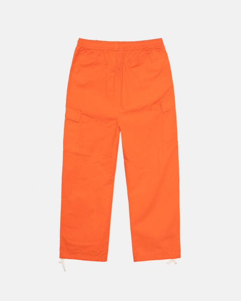 Férfi Stussy Ripstop Cargo Beach Pant Nadrág Narancssárga Magyarország | LXA-0804