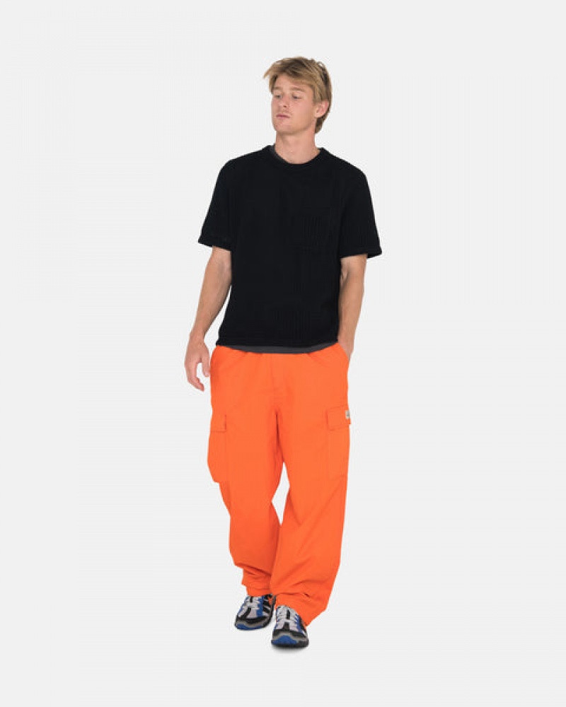 Férfi Stussy Ripstop Cargo Beach Pant Nadrág Narancssárga Magyarország | LXA-0804