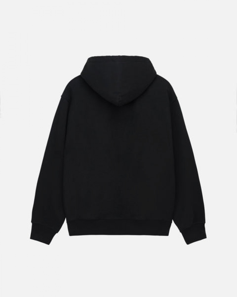 Férfi Stussy Soda Can Hoodie Kapucnis Pulóver Fekete Magyarország | OIP-5048