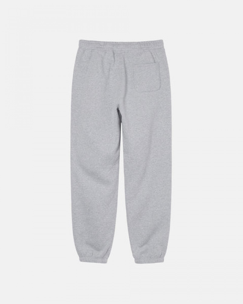 Férfi Stussy Stock Logo Sweatpant Melegítő Nadrág Szürke Magyarország | VAO-0686