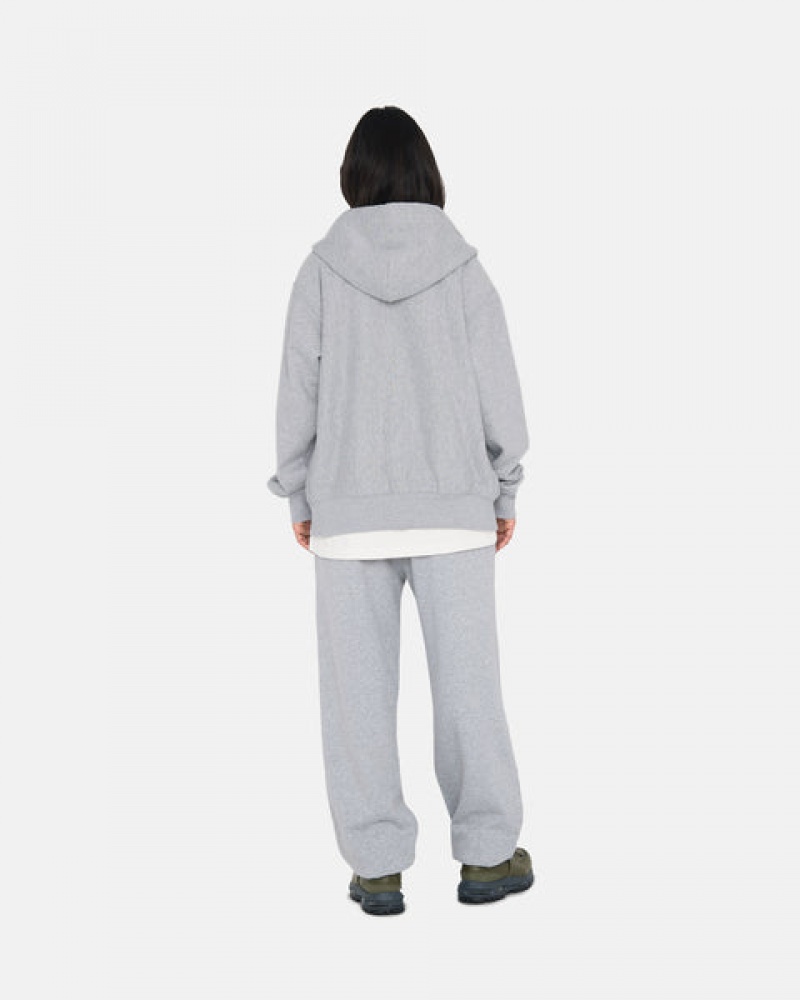 Férfi Stussy Stock Logo Sweatpant Melegítő Nadrág Szürke Magyarország | VAO-0686