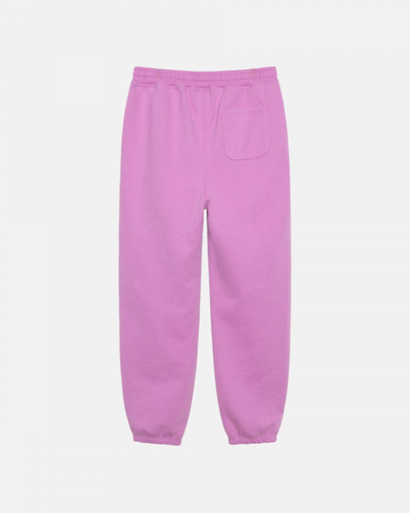 Férfi Stussy Stock Logo Sweatpant Melegítő Nadrág Lila Magyarország | NIX-1774