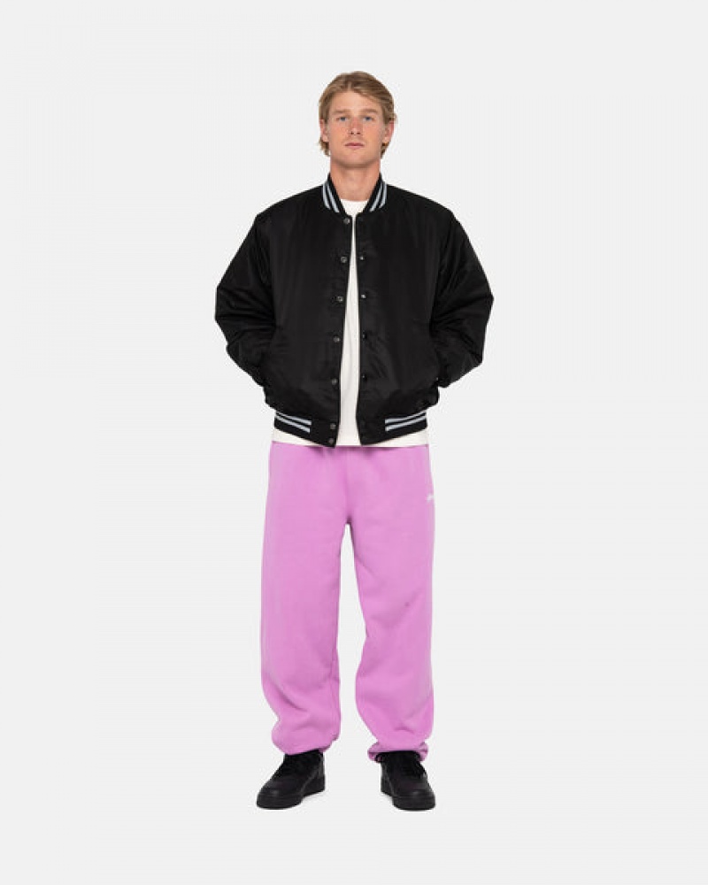 Férfi Stussy Stock Logo Sweatpant Melegítő Nadrág Lila Magyarország | NIX-1774