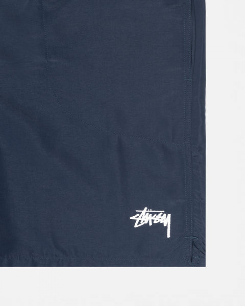 Férfi Stussy Stock Vizi Rövid Úszóruhák Sötétkék Magyarország | WRT-3965