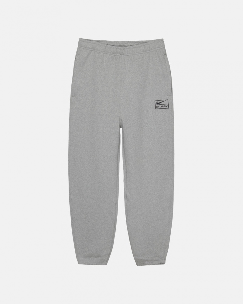 Férfi Stussy Fleece Pant Melegítő Nadrág Sötétszürke Magyarország | CAI-9657