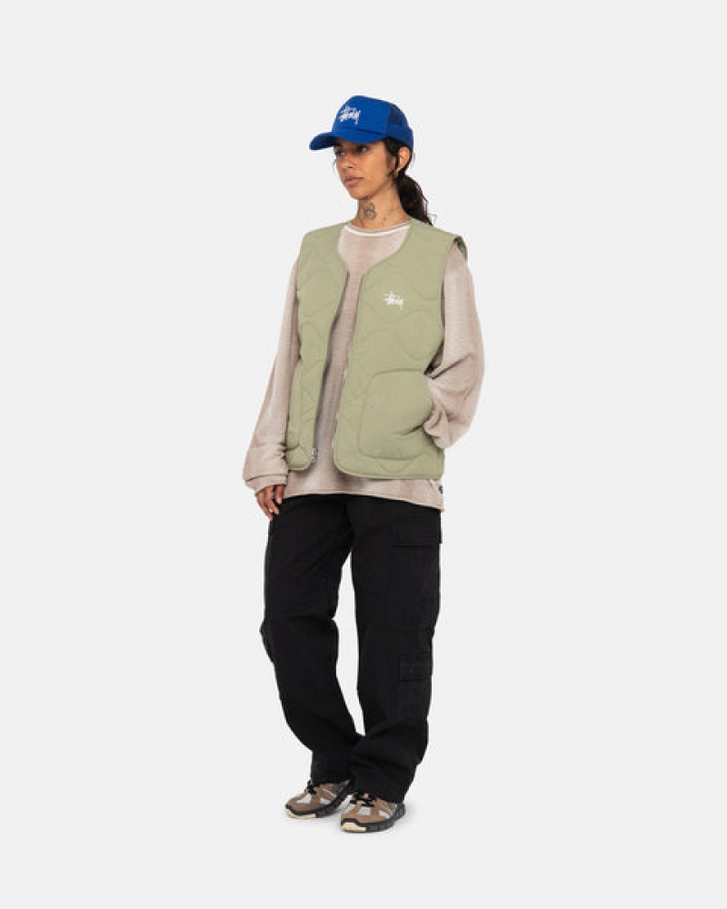 Férfi Stussy Surplus Cargo Ripstop Nadrág Fekete Magyarország | CBF-0572