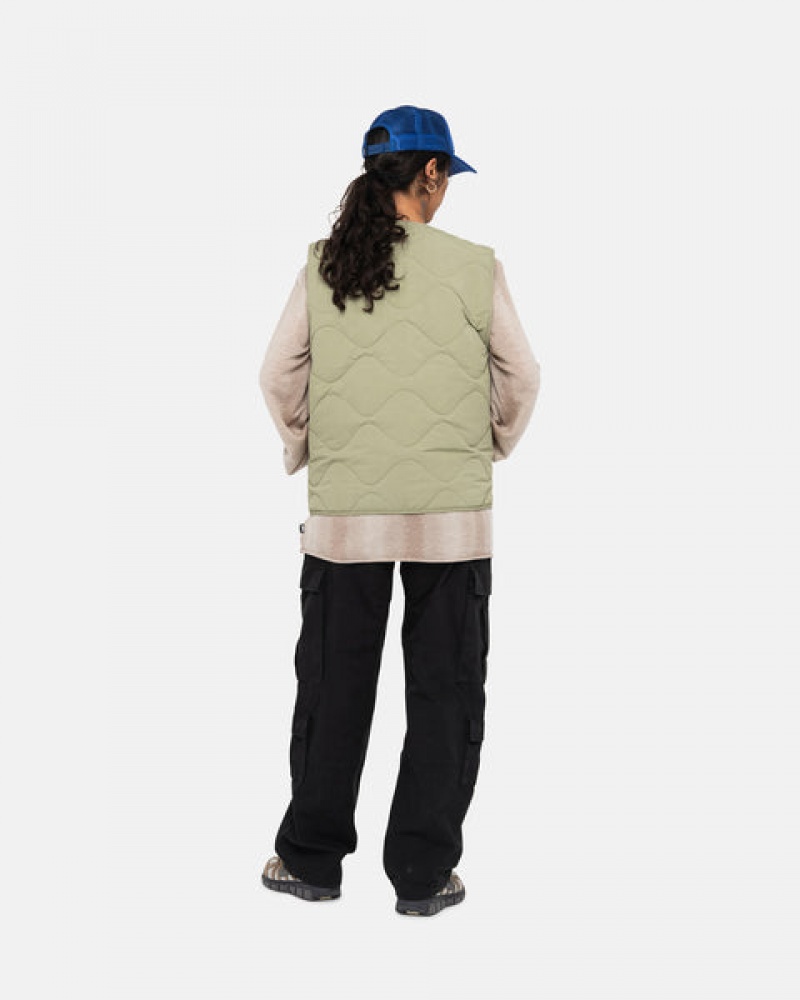 Férfi Stussy Surplus Cargo Ripstop Nadrág Fekete Magyarország | CBF-0572