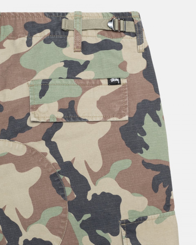 Férfi Stussy Surplus Cargo Ripstop Nadrág Camo Magyarország | HEE-8969