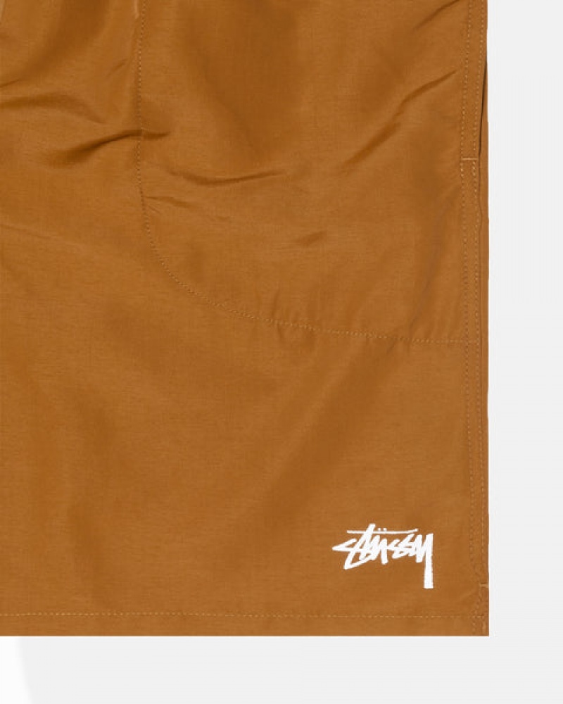 Férfi Stussy Vizi Rövid Stock Rövidnadrág Barna Magyarország | IVO-7346