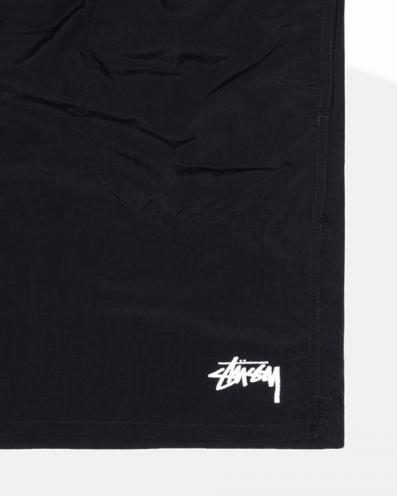 Férfi Stussy Vizi Rövid Stock Rövidnadrág Fekete Magyarország | AVP-8508