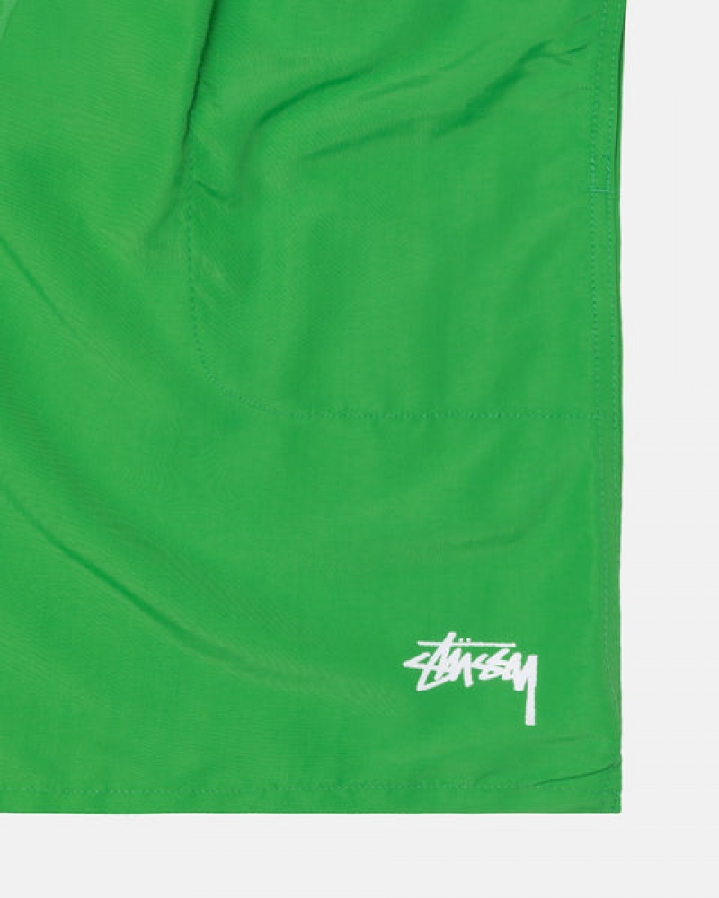 Férfi Stussy Vizi Rövid Stock Rövidnadrág Zöld Magyarország | YAL-4600