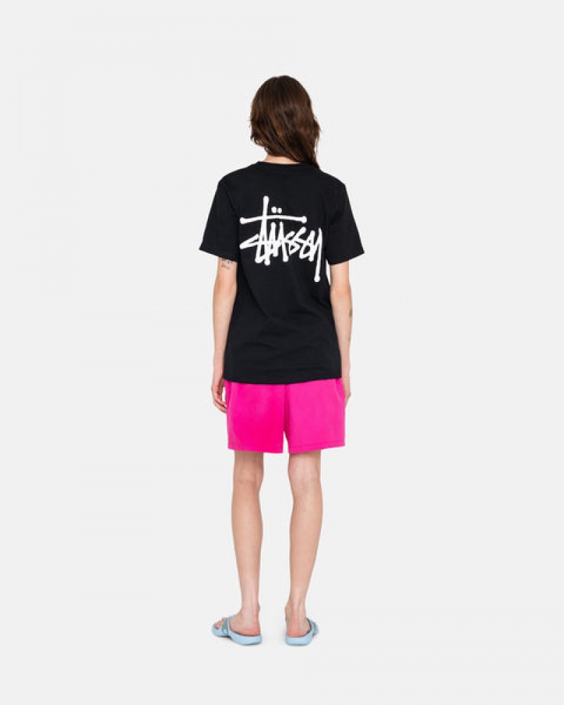 Férfi Stussy Wave Dye Nejlon Rövid Rövidnadrág Fukszia Magyarország | OWD-9614