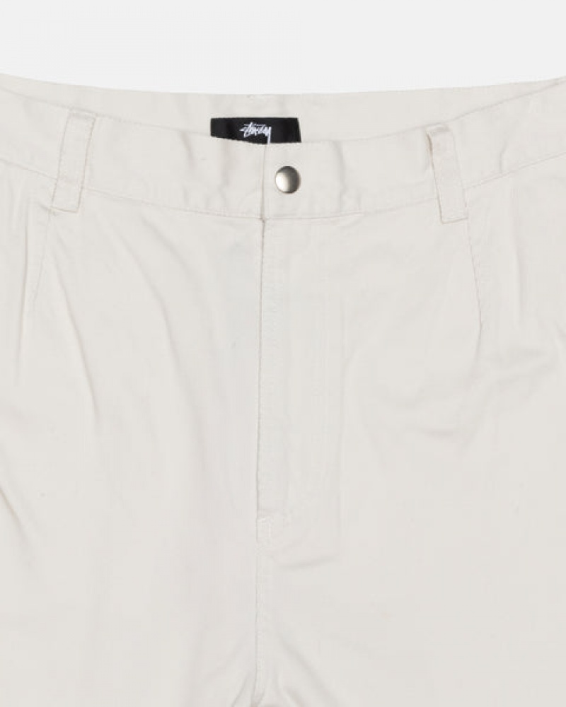 Férfi Stussy Workgear Trouser Twill Nadrág Fehér Magyarország | XNZ-6061