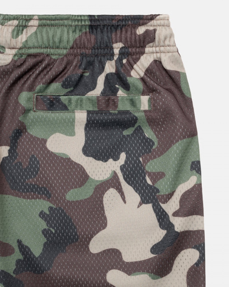 Női Stussy 4X4 Mesh Rövid Rövidnadrág Camo Magyarország | XCH-0274