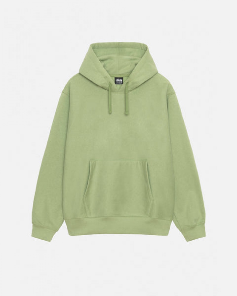 Női Stussy Back Hood Applique Hood Pulóverek Zöld Magyarország | XFV-3005