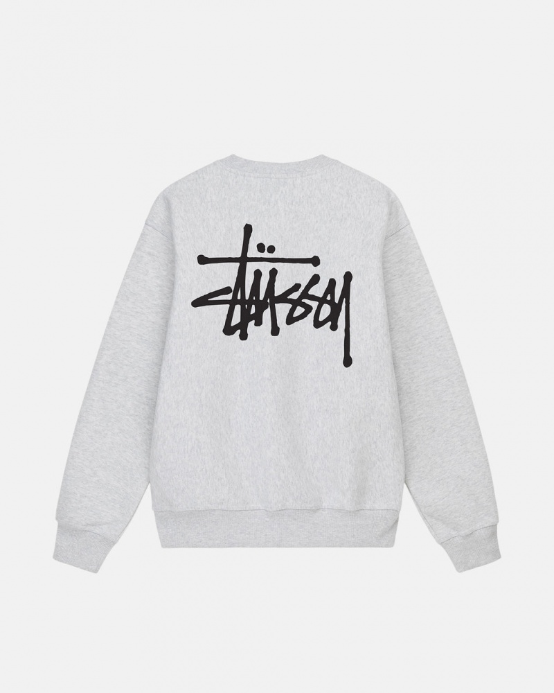 Női Stussy Basic Stussy Crew Pulóverek Szürke Magyarország | HHX-4697